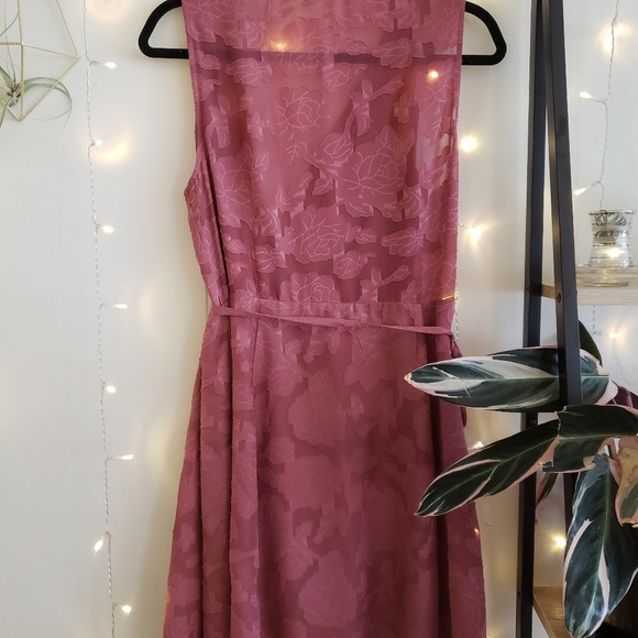 Gorgeous rose pink wrap dress - Picture 3 of 5
